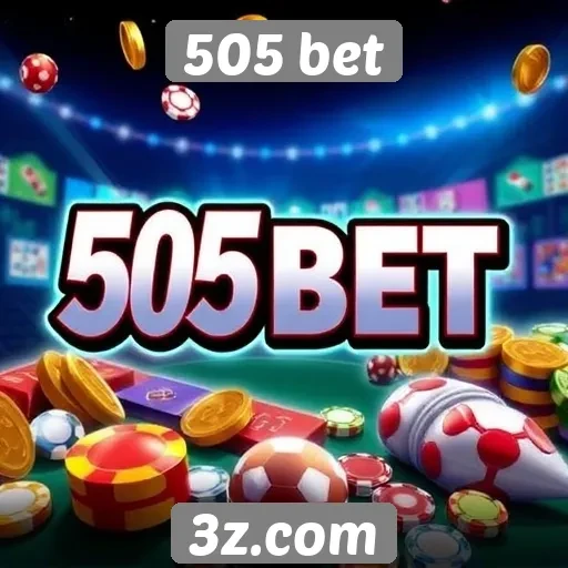 Variedade de jogos disponíveis na 505 bet